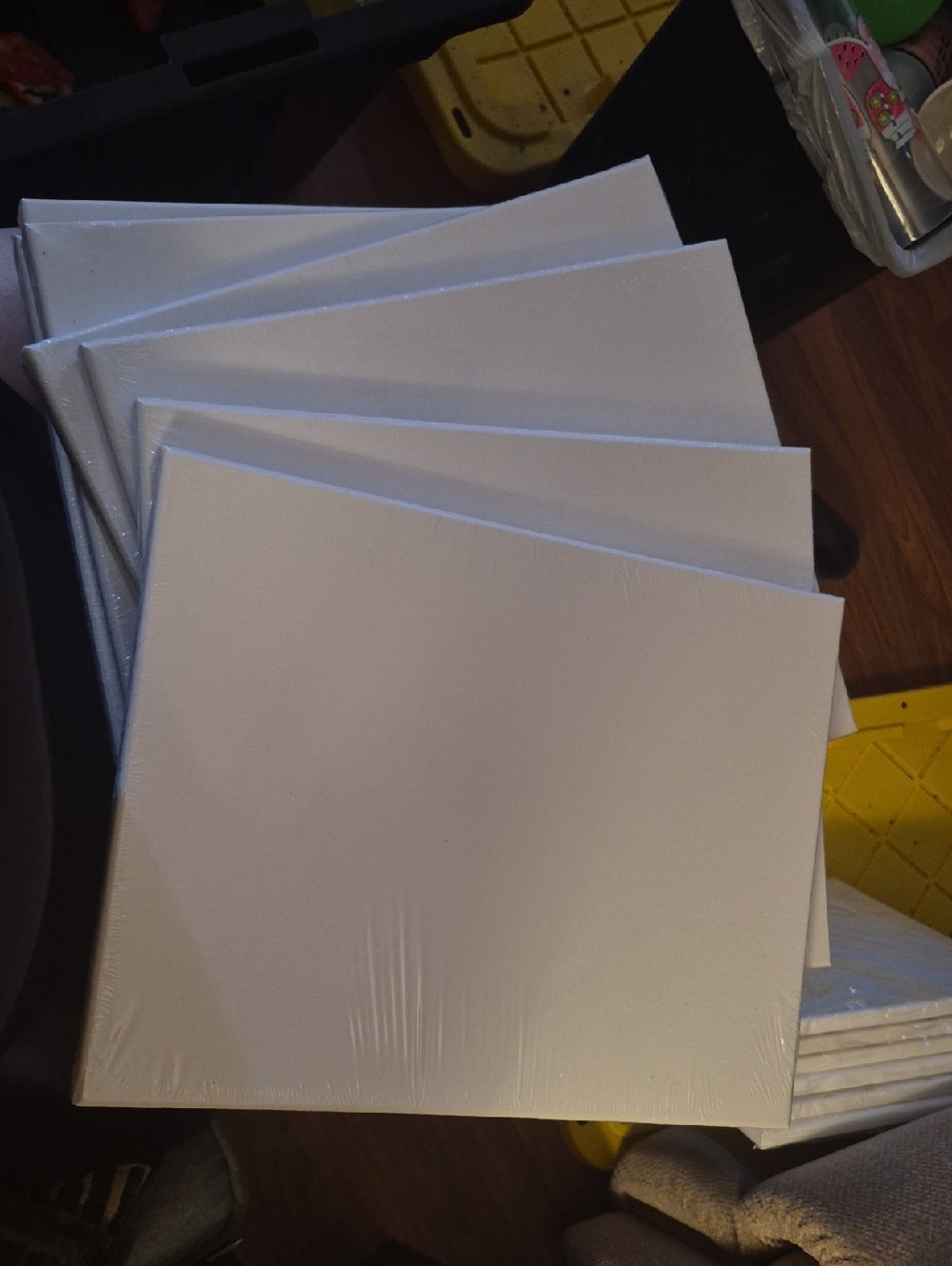 Blank Artist Canvases Pack - White Stretched Canvases